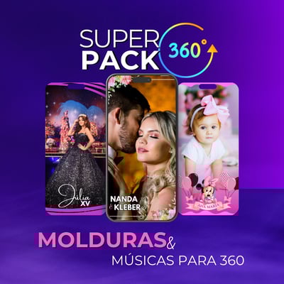 SUPER PACK 360 - MOLDURAS E MÚSICAS
